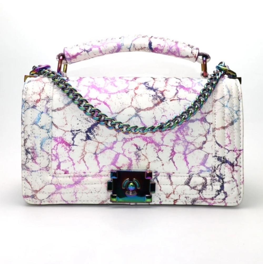 Marble top handle bag